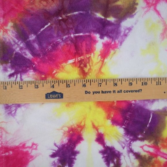 Tie Dye Canvas Tote Bag, Rainbow Tote Bag, Summer Tote Bag - Picture 2 of 4